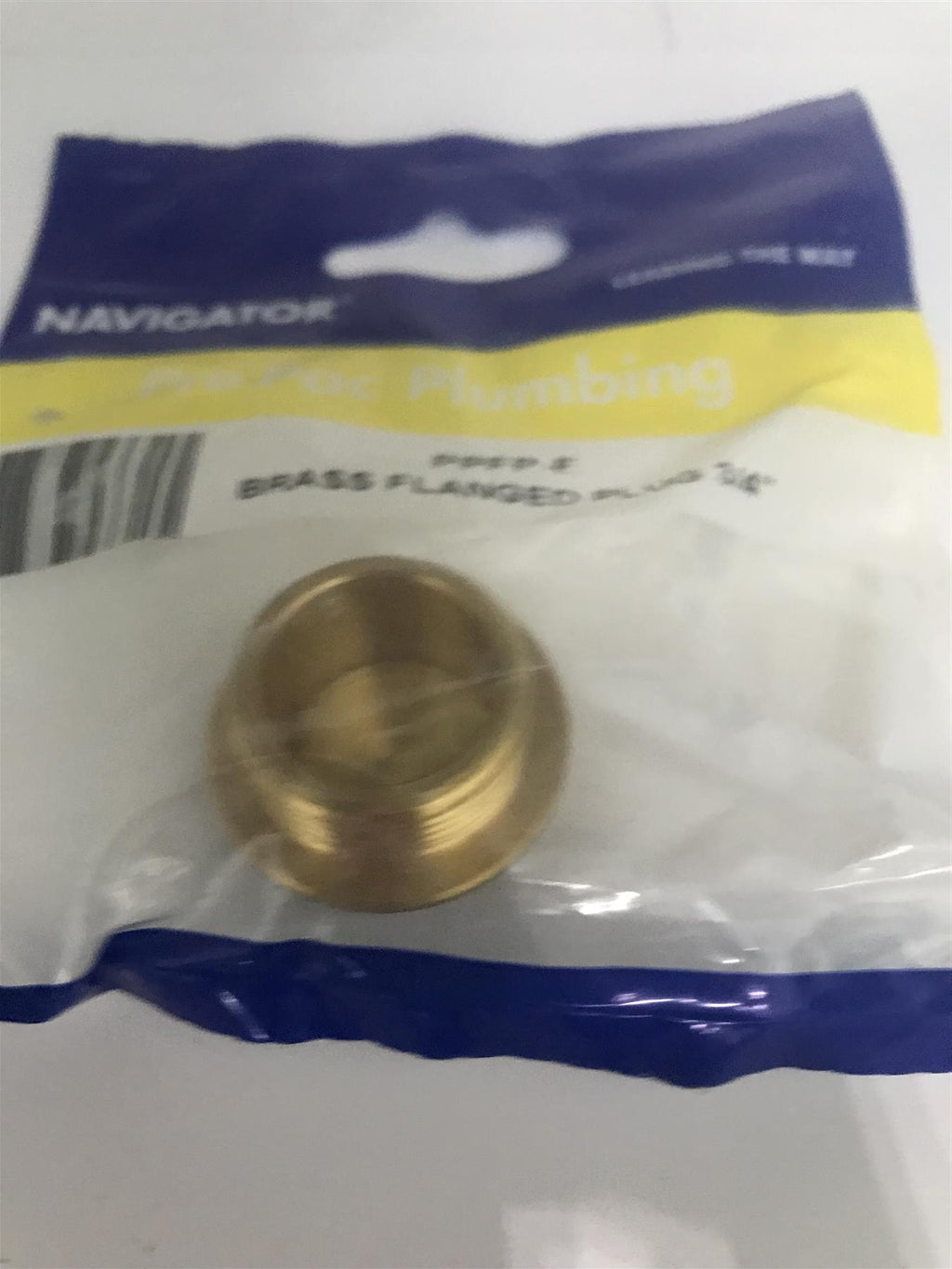 Navigator 3/4" Brass Flanged Plug  PPFP-E