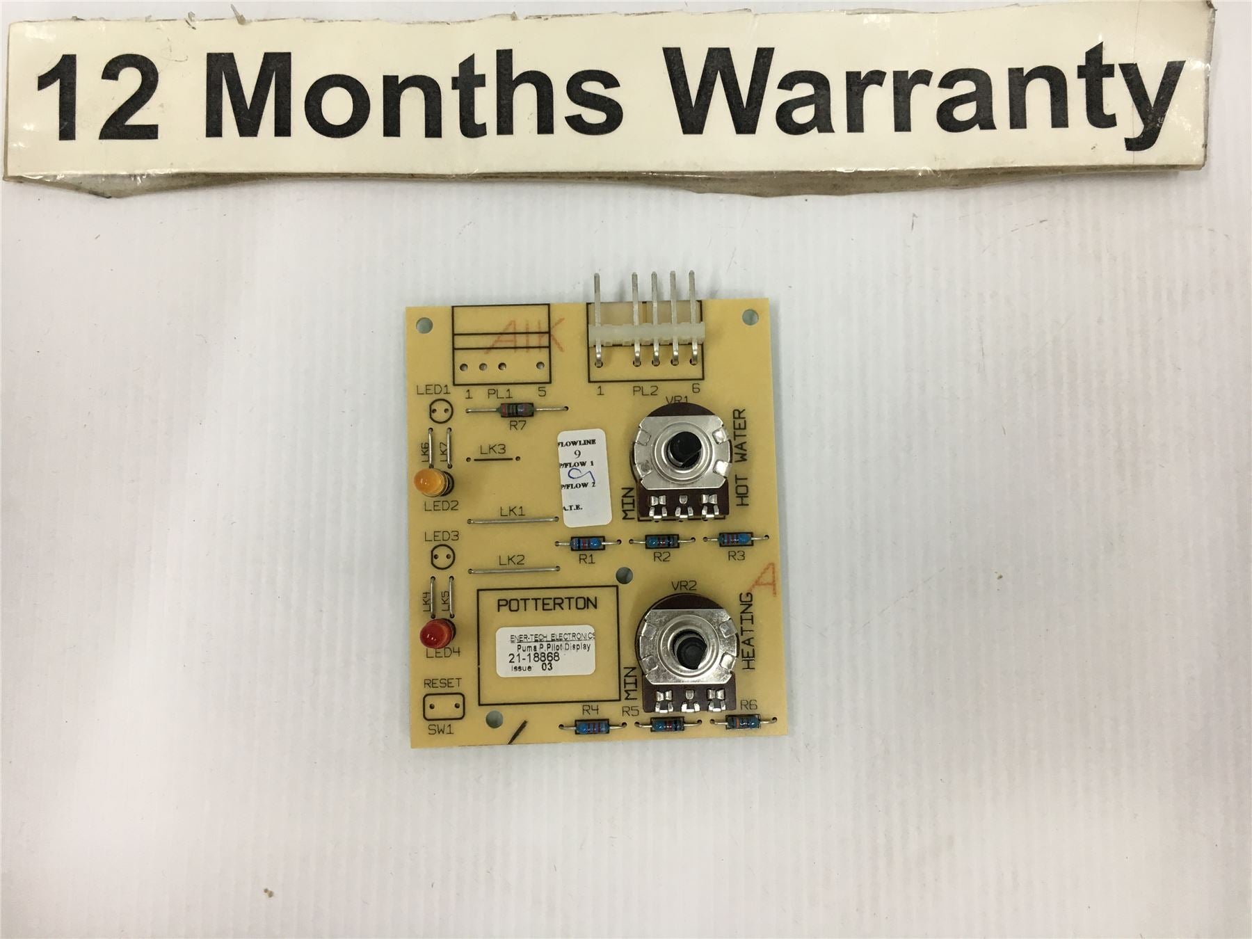 NEW POTTERTON PUMA PILOT DISPLAY PCB 21/18868 12m warranty