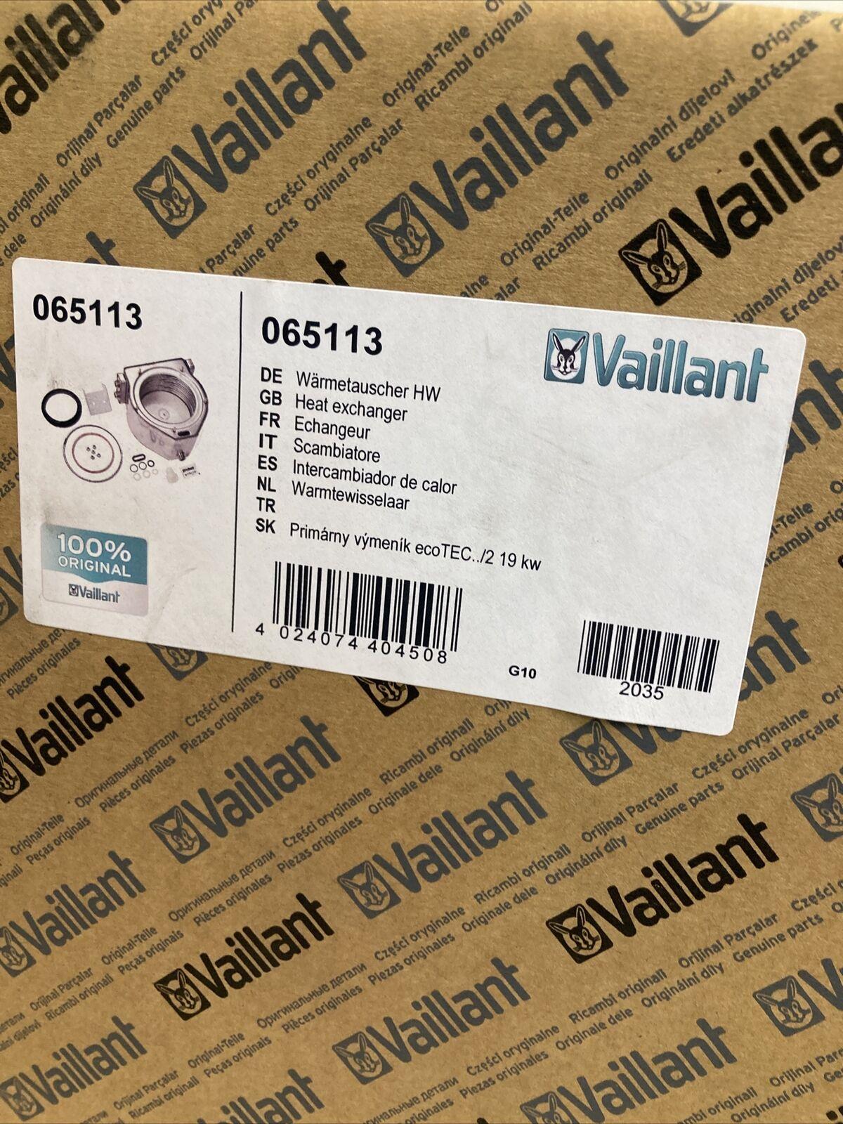 Vaillant Ecomax 618 618/2 824 824/2 Pro 18 E Main Heat Exchanger 065113