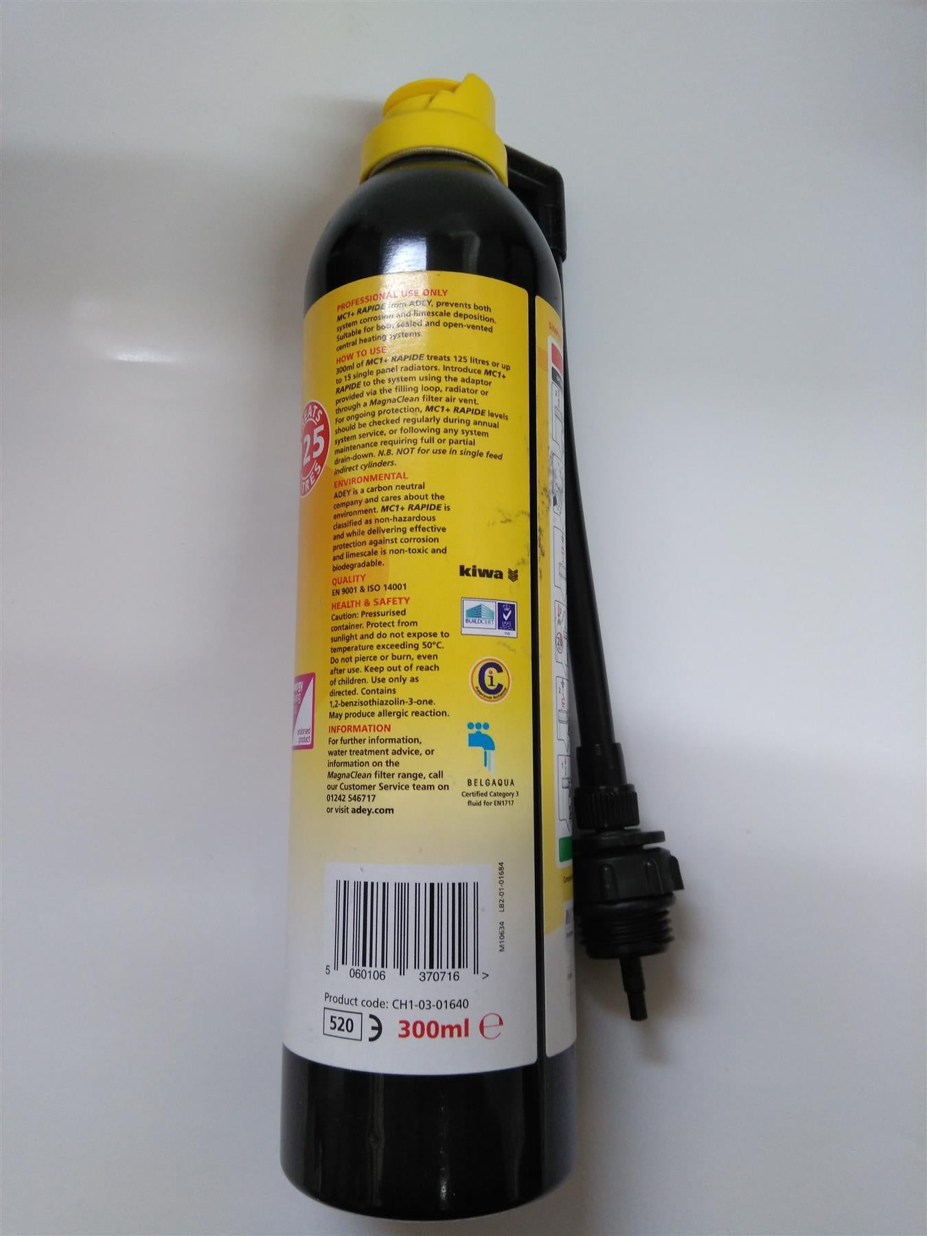 New Adey MC1 RAPIDE 300ML SPRAY Central Heating Protector In a Can