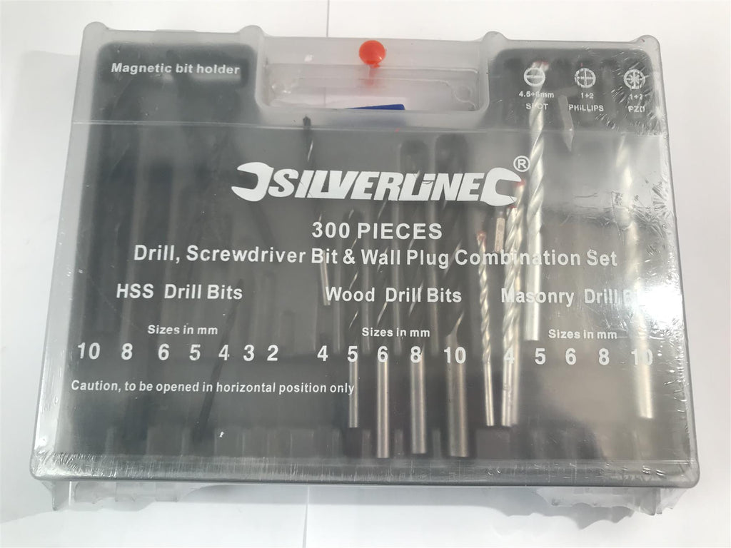 Task Drill Bits & Wall Plug Set 300pc  709879