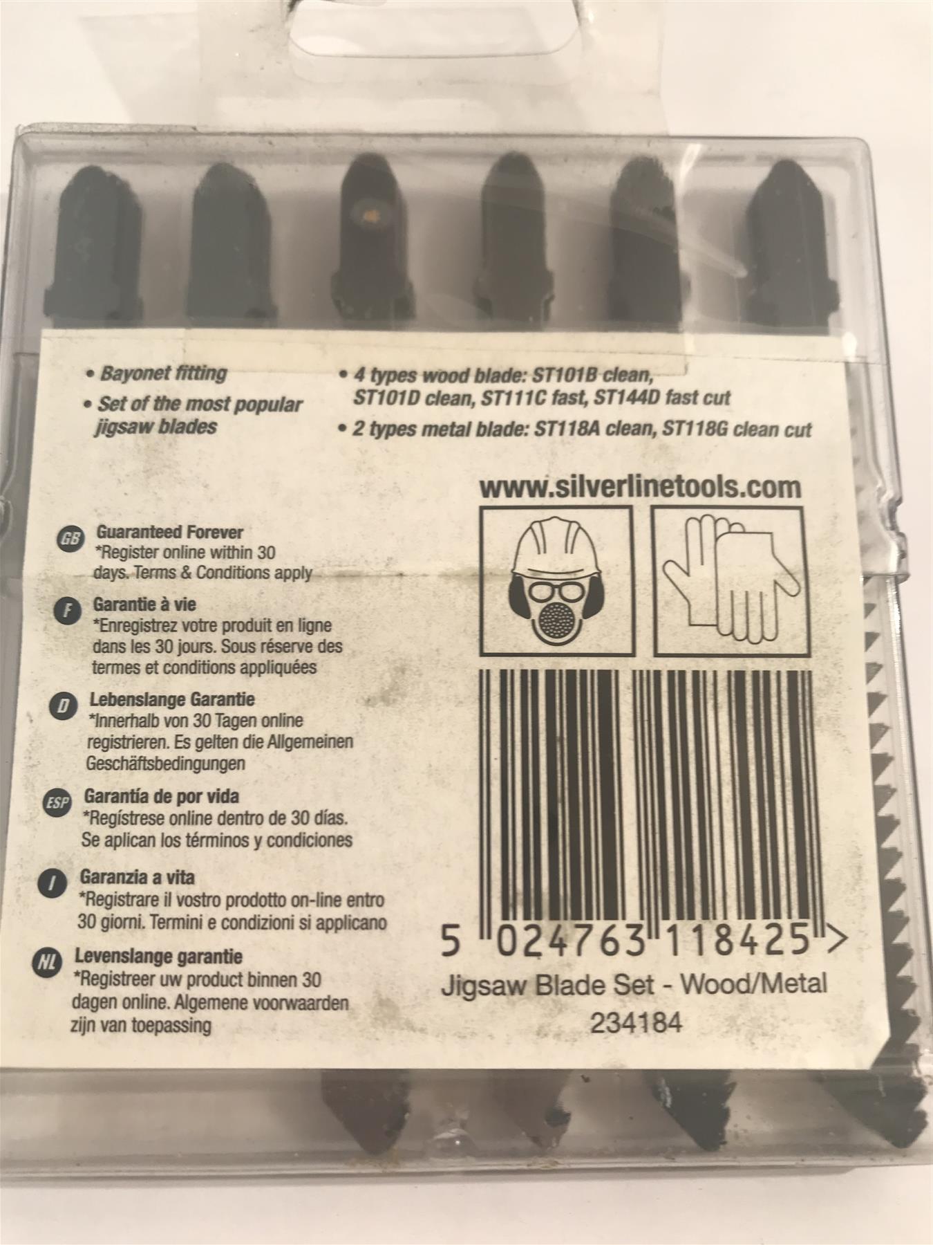 Silverline 30pce Wood/Metal Jigsaw Blade Set 234184