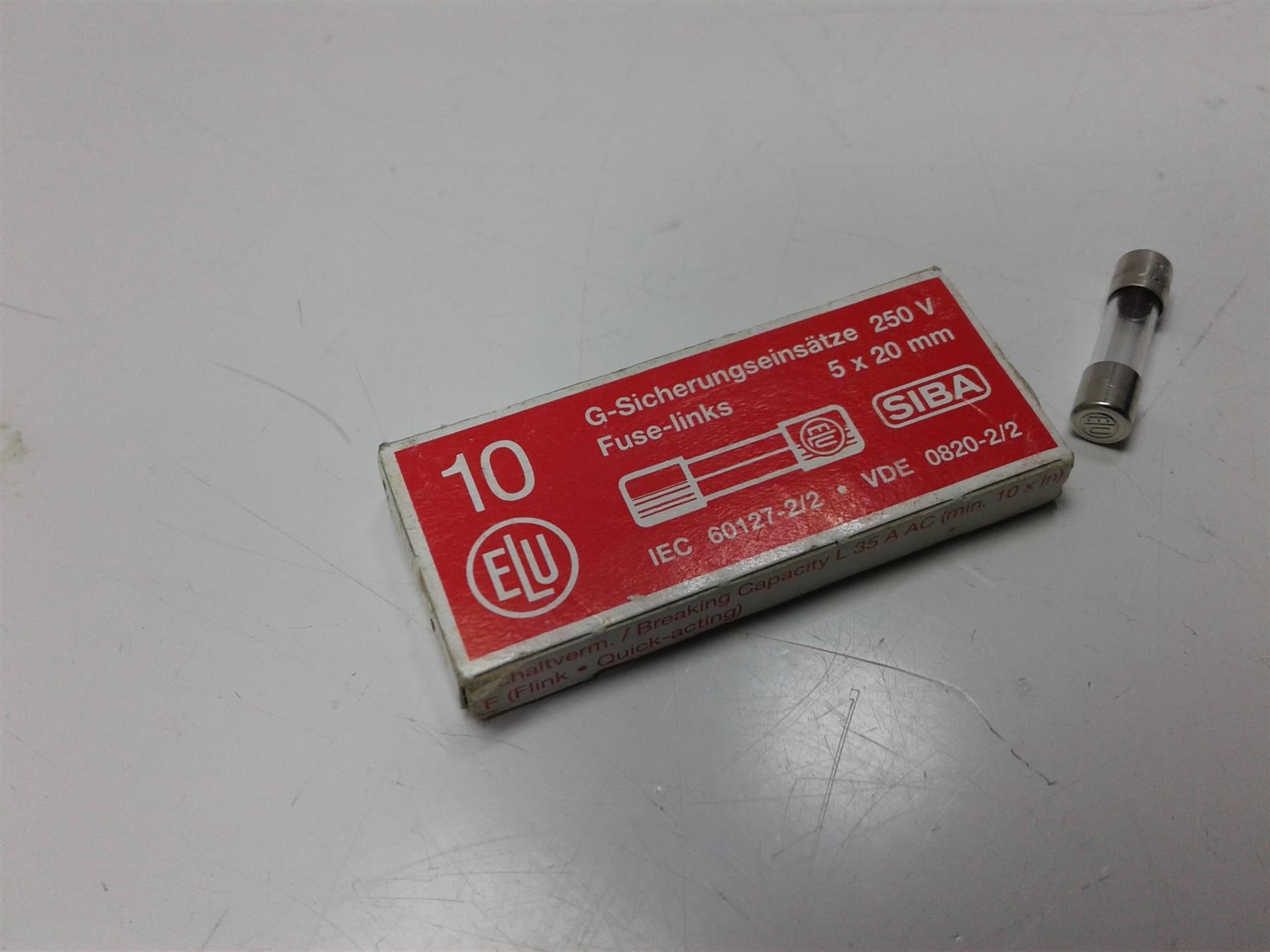 2 Amp F2A  5 x 20mm Quick Blow Glass Fuse  10 PACK