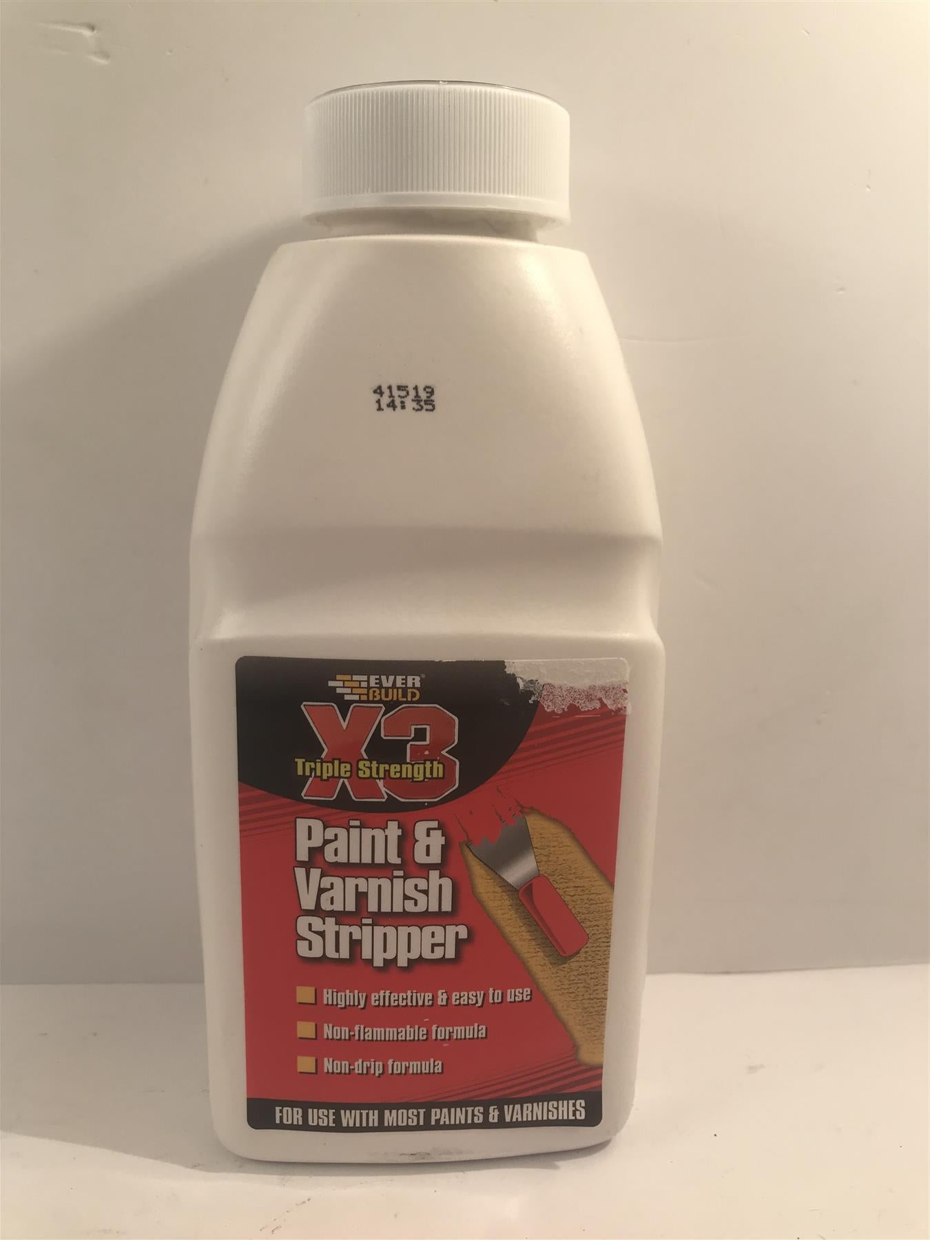 Everbuild  X3 Triple Strength Paint & Varnish Stripper 500ml