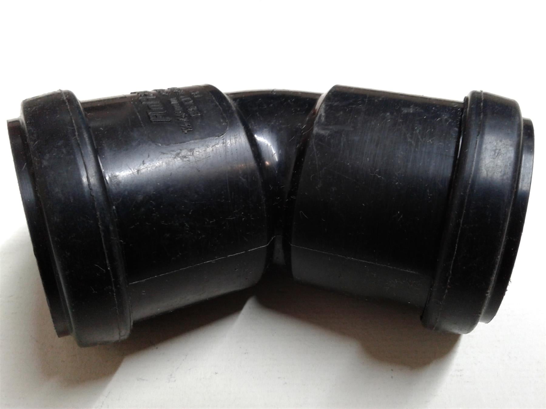 NEW FLOPLAST PUSH FIT 40MM WASTE PIPE BEND 45°(135°) PP BLACK WP19B