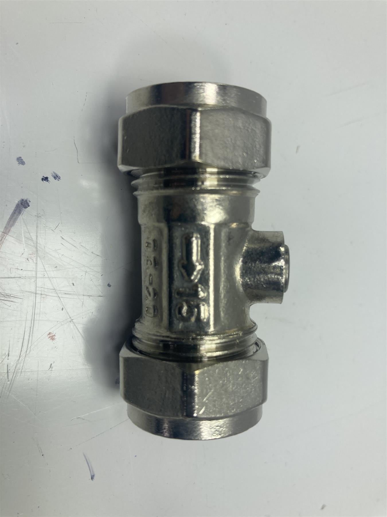 ISOLATING VALVE NP BRASS PLUMBRIGHT 15MM
