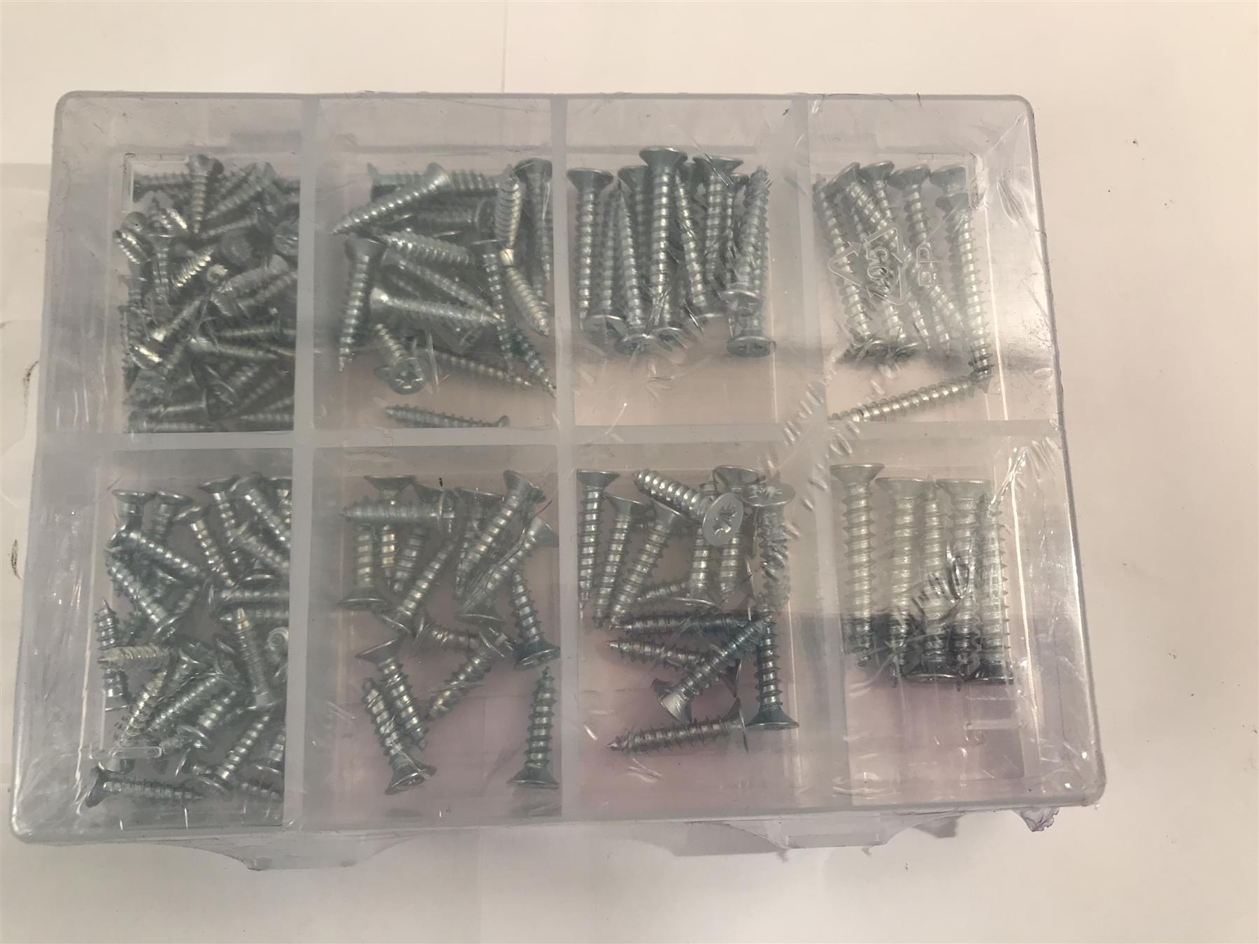 Fixman 160 pc Self-Tapping CSK Screw Pack