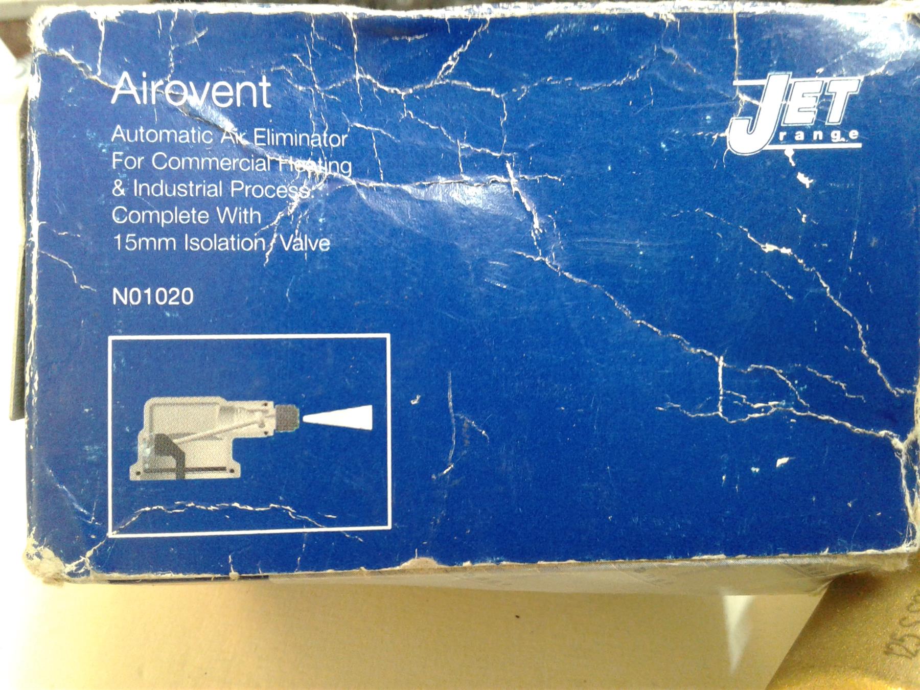 NEW Jet Solar High Temp Automatic Air Vent & Isolation Valve 15mm N01020