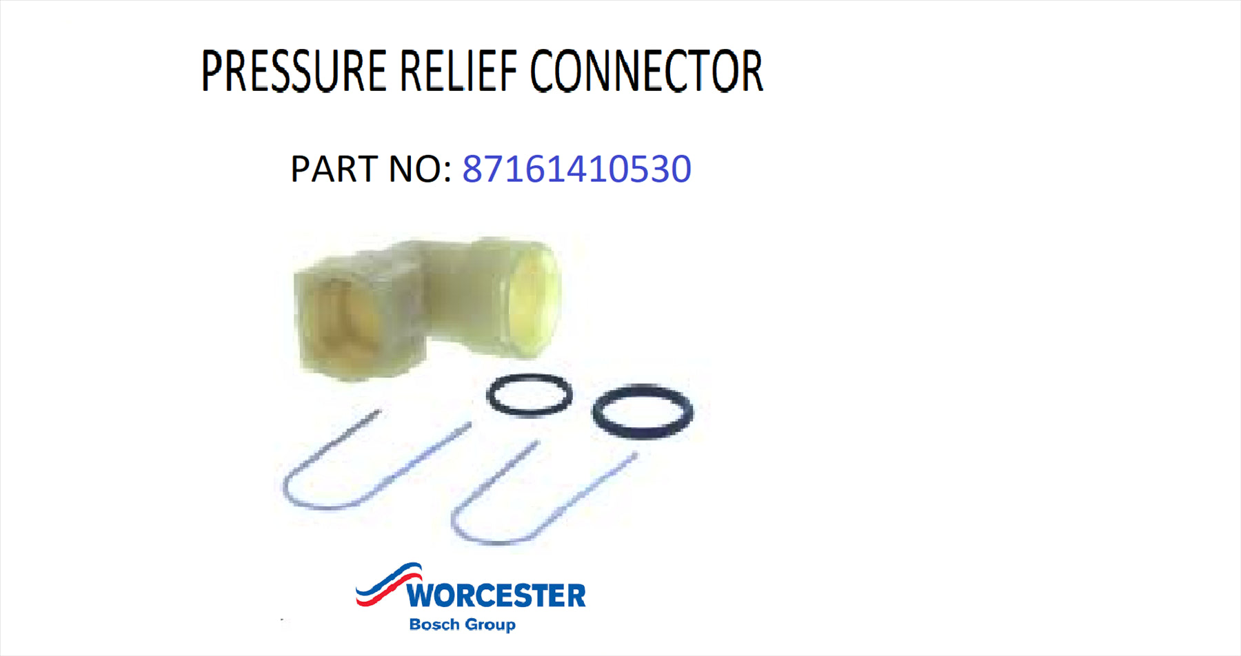 NEW WORCESTER 241 NG PRESSURE RELIEF CONNECTOR 87161410530