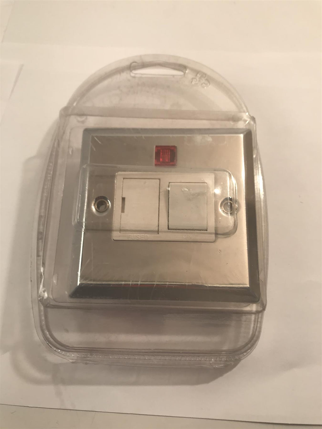 Specialist Switched Fused Spur Unit with Neon Polished Chrome  SEC12W