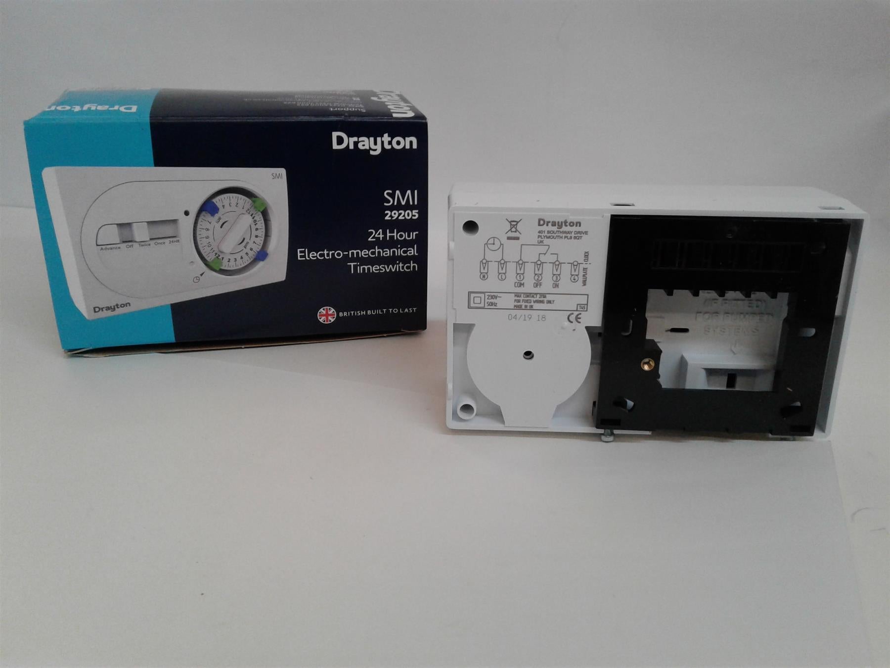 New Drayton SM1 24 Hour Mechanical Single Channel Timeswitch