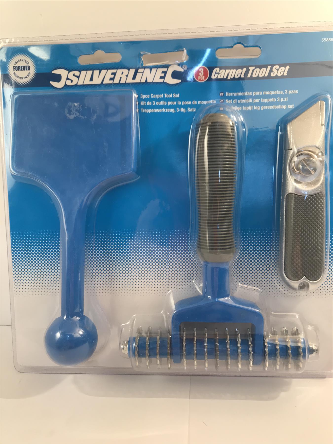 Silverline 3pc Carpet Tool Set 558861