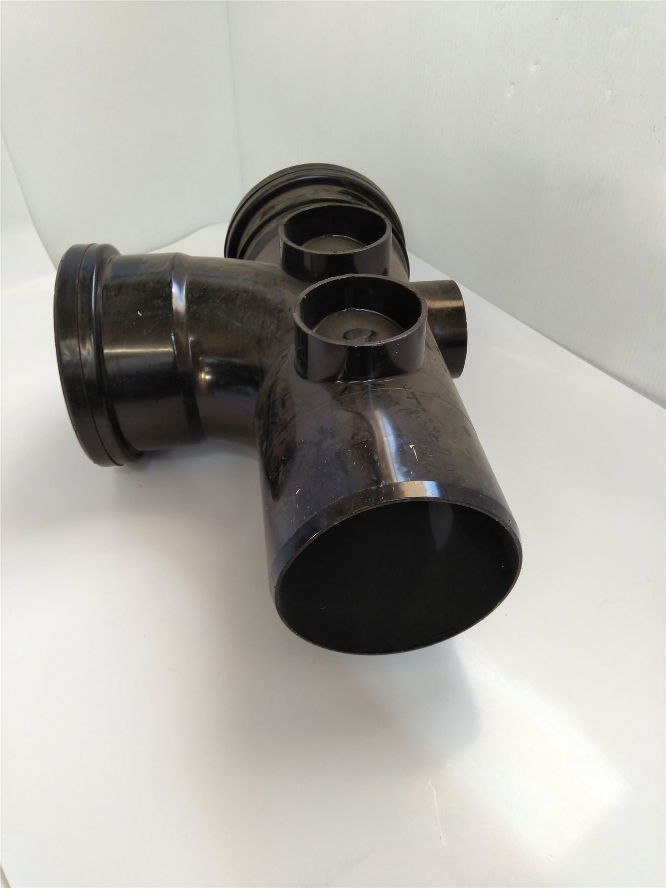 NEW OSMA 110mm SOIL 4S195 S/S 5 Boss Branch - 87.5º BLACK
