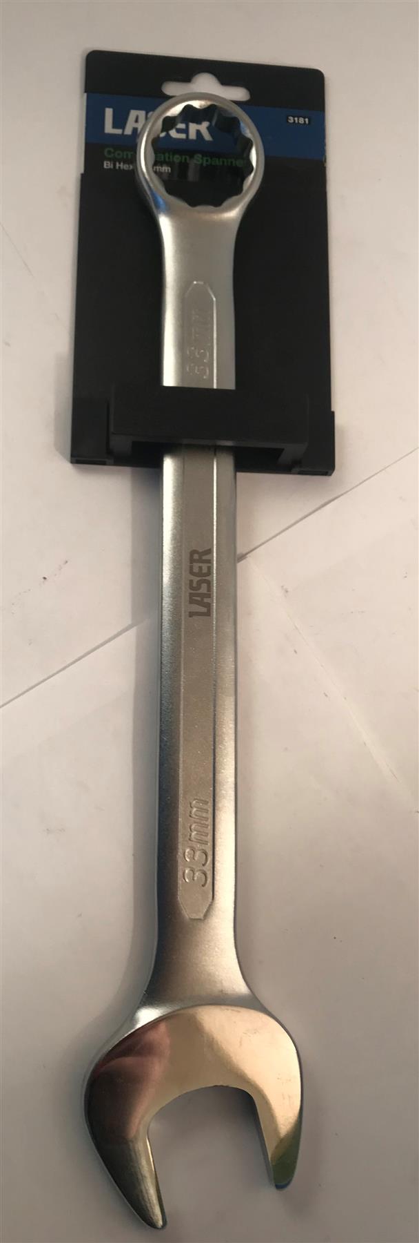 Laser Chrome Vanadium Combination Spanner 33mm  3181