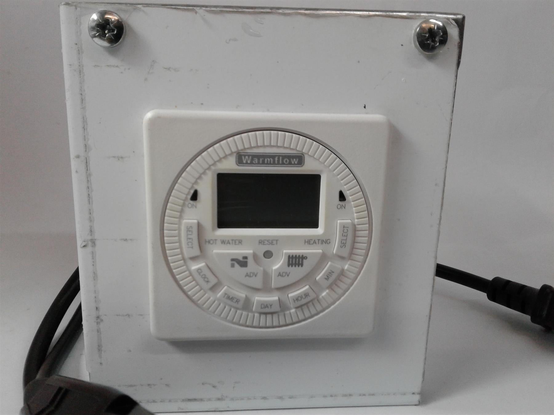 Warmflow HE Utility 7 Day WATER HEATING Programmer UNIT PU1 HOUSING PANEL