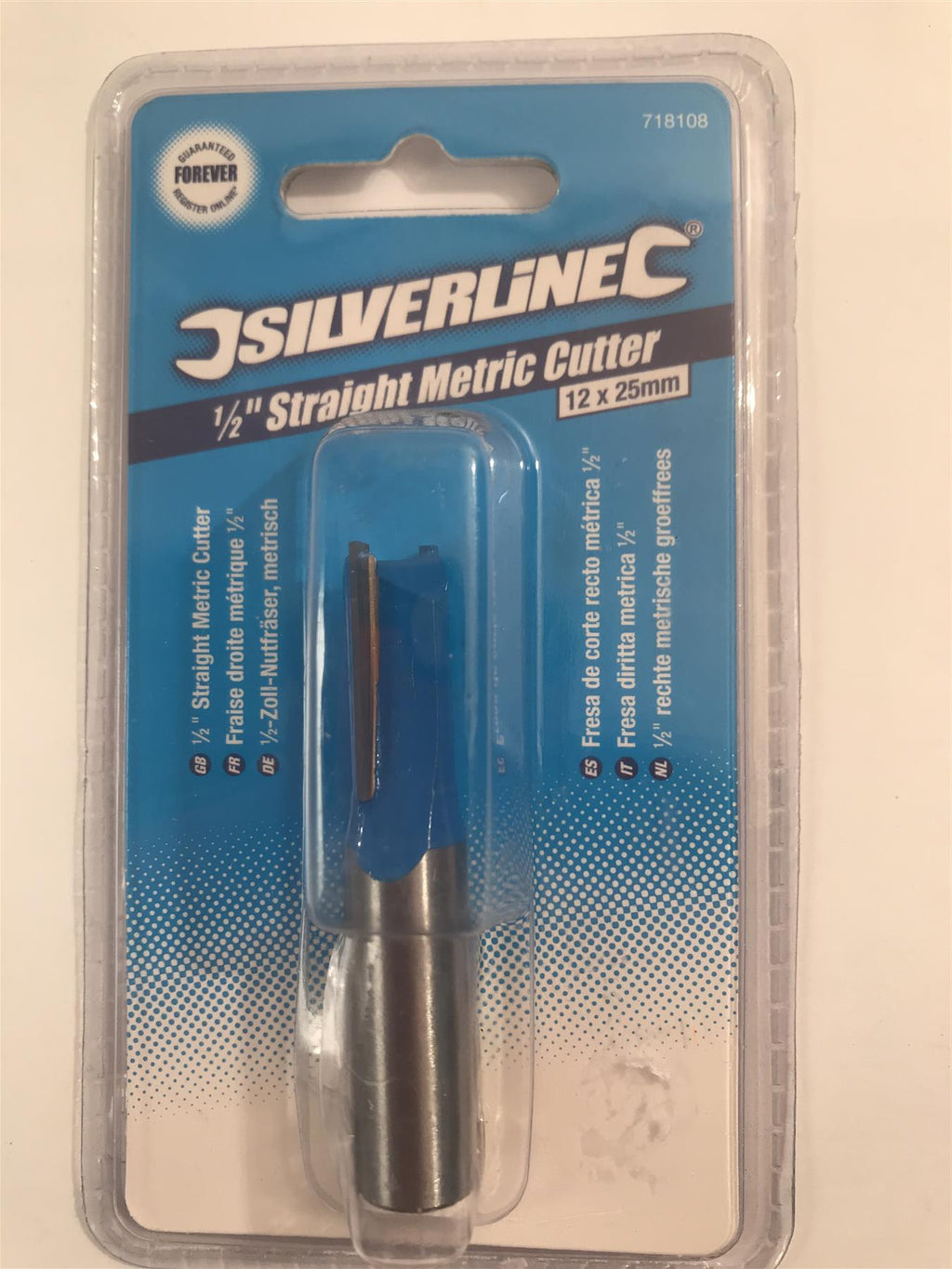 Silverline 1/2" Straight Metric Cutter 12 x 25mm 718108