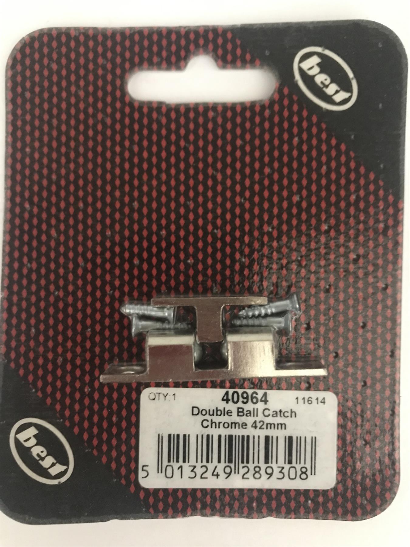 Best Double Ball Catch Chromed Brass 42mm  40964