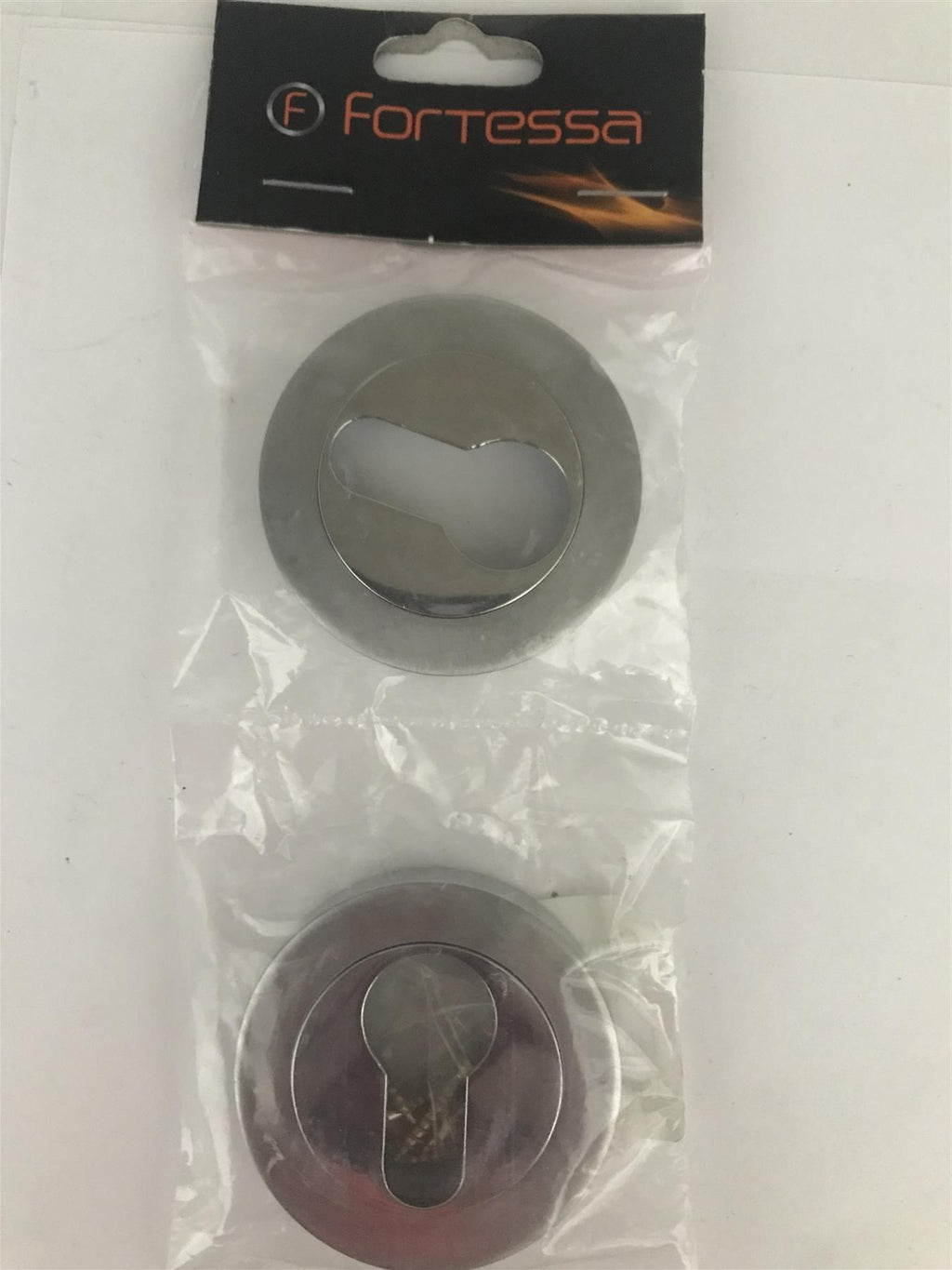 Fortessa Keyhole Escutcheon 51mm Satin Polished Chrome  FEESC-SPC 2 Pack
