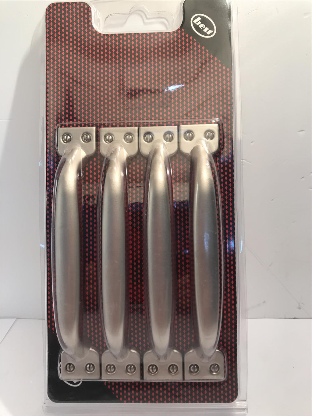 D Handle Door Drawer Shaker Style Matt Nickel 96mm