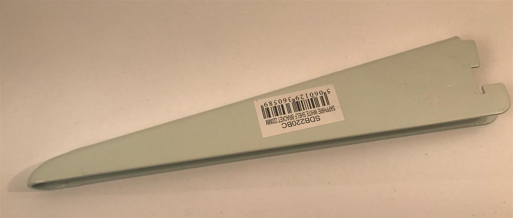Sapphire White Shelf Bracket 220mm  SDB220BC