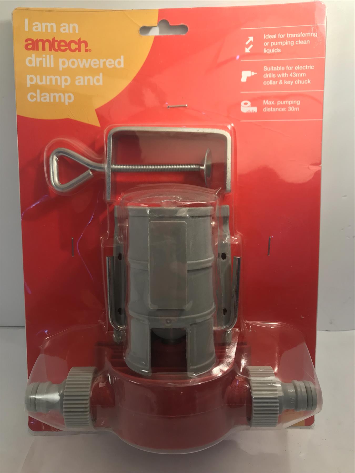 Amtech Drill Powered Pump & Clamp V2375