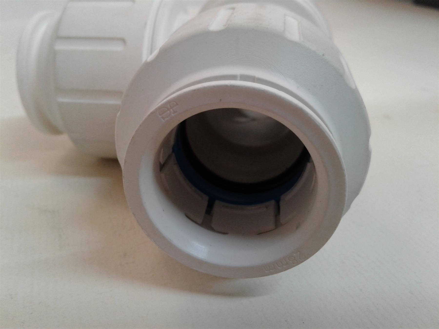 NEW JG SPEEDFIT 28mm EQUAL TEE PIPE FITTING PEM0228W (EACH)