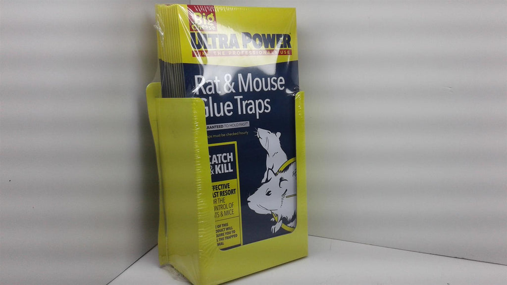 Mouse Mics Cockroach Rats Insects Sticky Glue Pads Mats (Large 12 Pack)