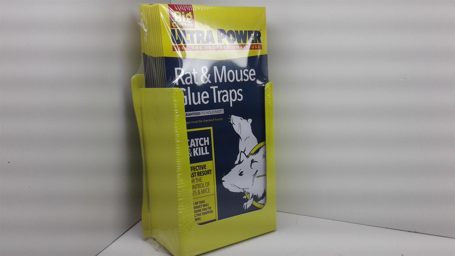 Mouse Mics Cockroach Rats Insects Sticky Glue Pads Mats (Large 12 Pack)