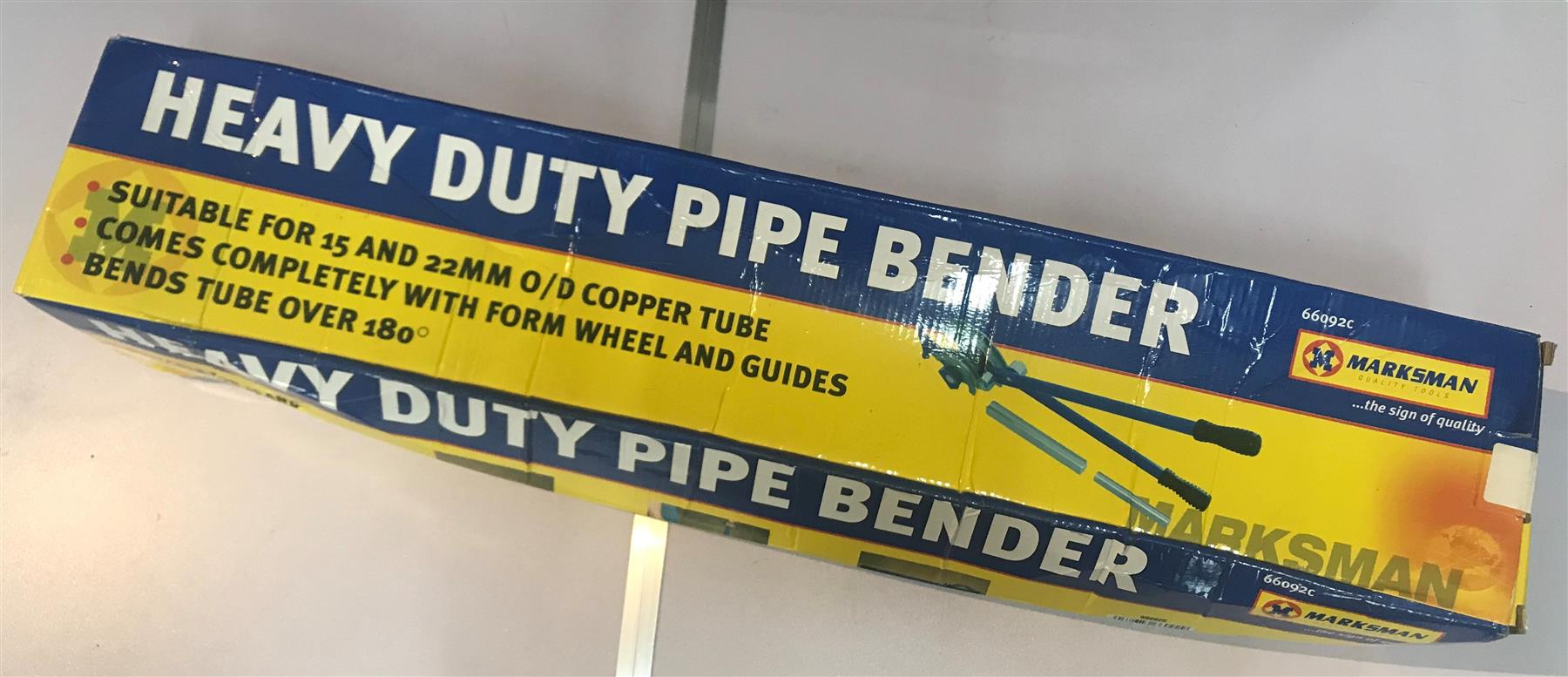 Marksman Heavy Duty Pipe Bender 15/22mm Plumbers Tool Handheld  66092C