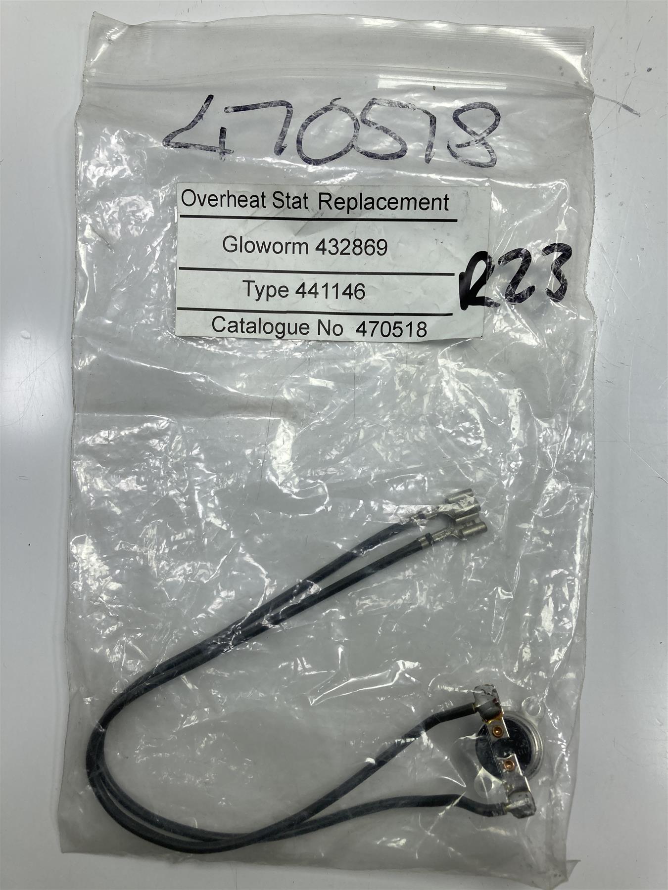 High Limit Thermostat (Heating) Glow-Worm Express 80, 100 Swiftflow, GA1265