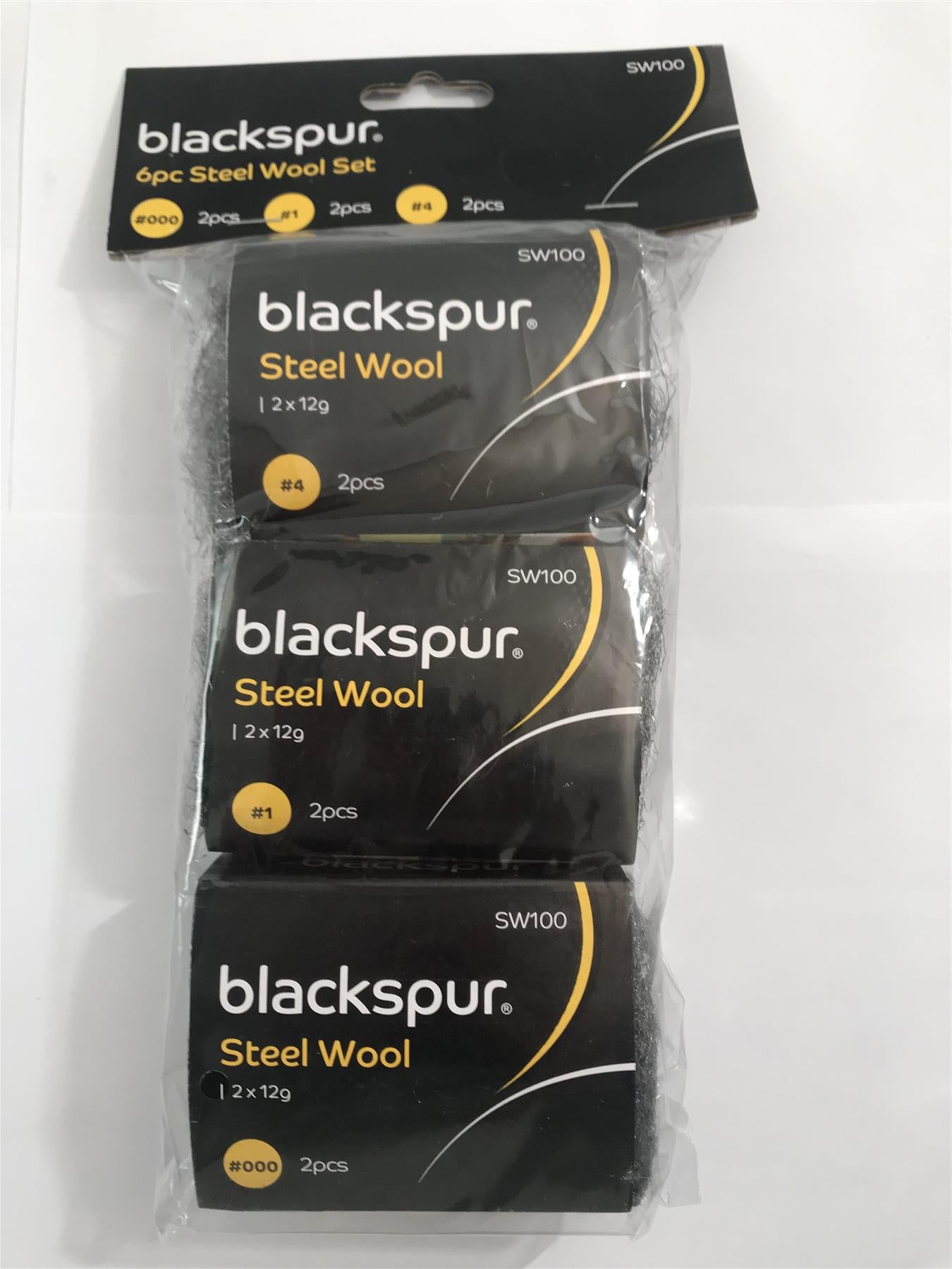 Blackspur 6pc Steel Wool Set  SW100