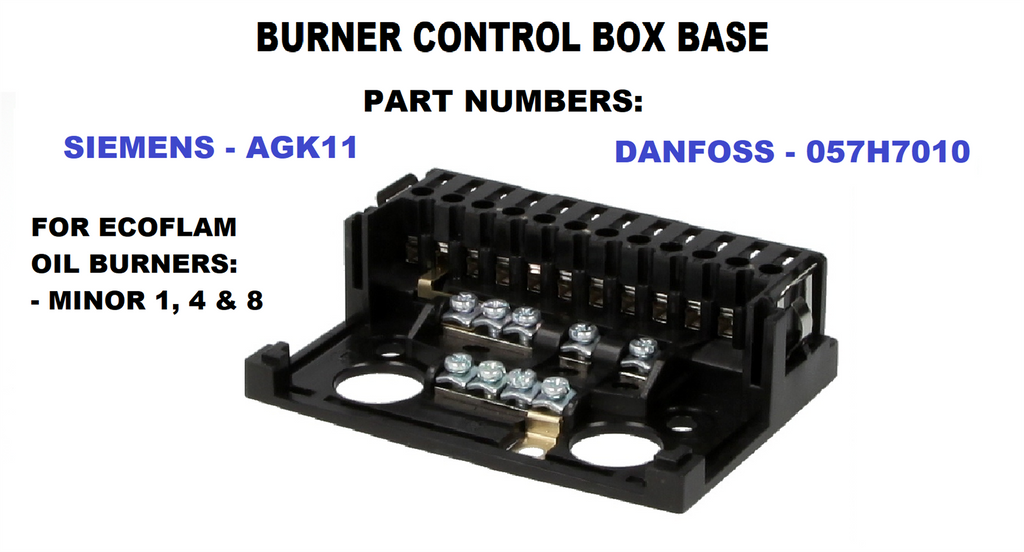 NEW SIEMENS AGK11 BURNER CONTROL BOX BASE 057H7010 65074801