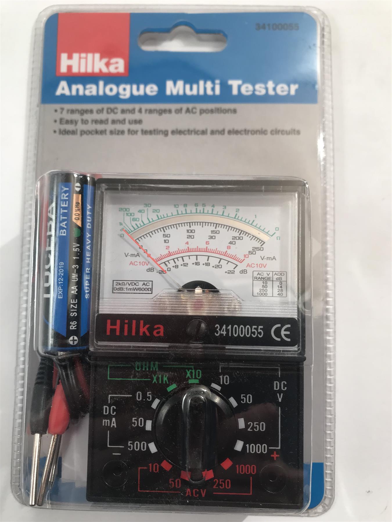 Hilka Analogue Multimeter Multi Tester  34100055