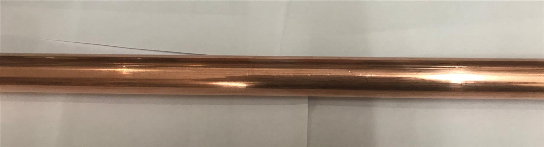 Streamline Copper Pipe 1 Metre (100CM) X 22MM Plumbing Tube EN1057