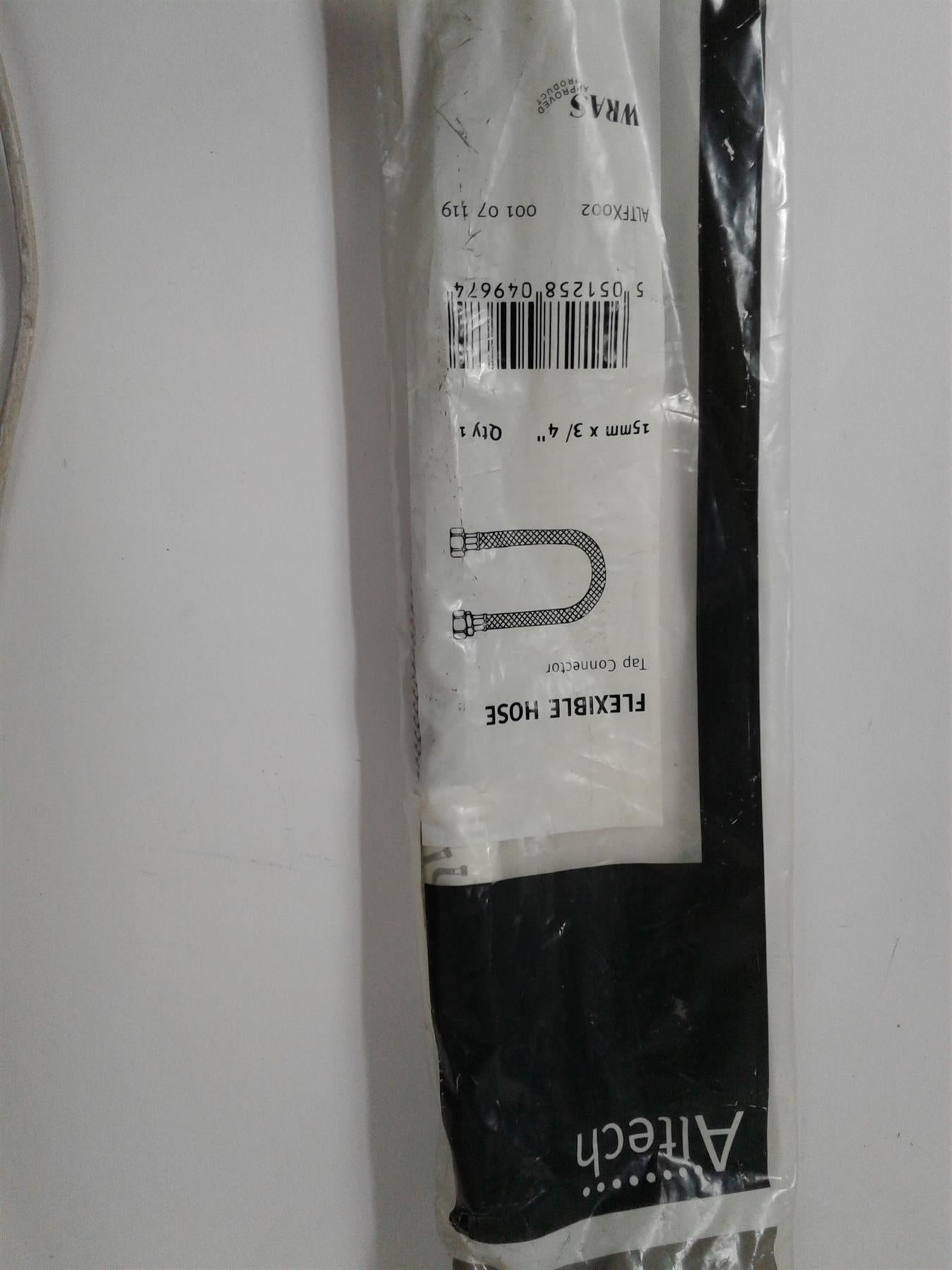 ALTECH FLEXIBLE BRAIDED COMPRESSION HOSE 15mm X 3/4" 300mm ALTFX002