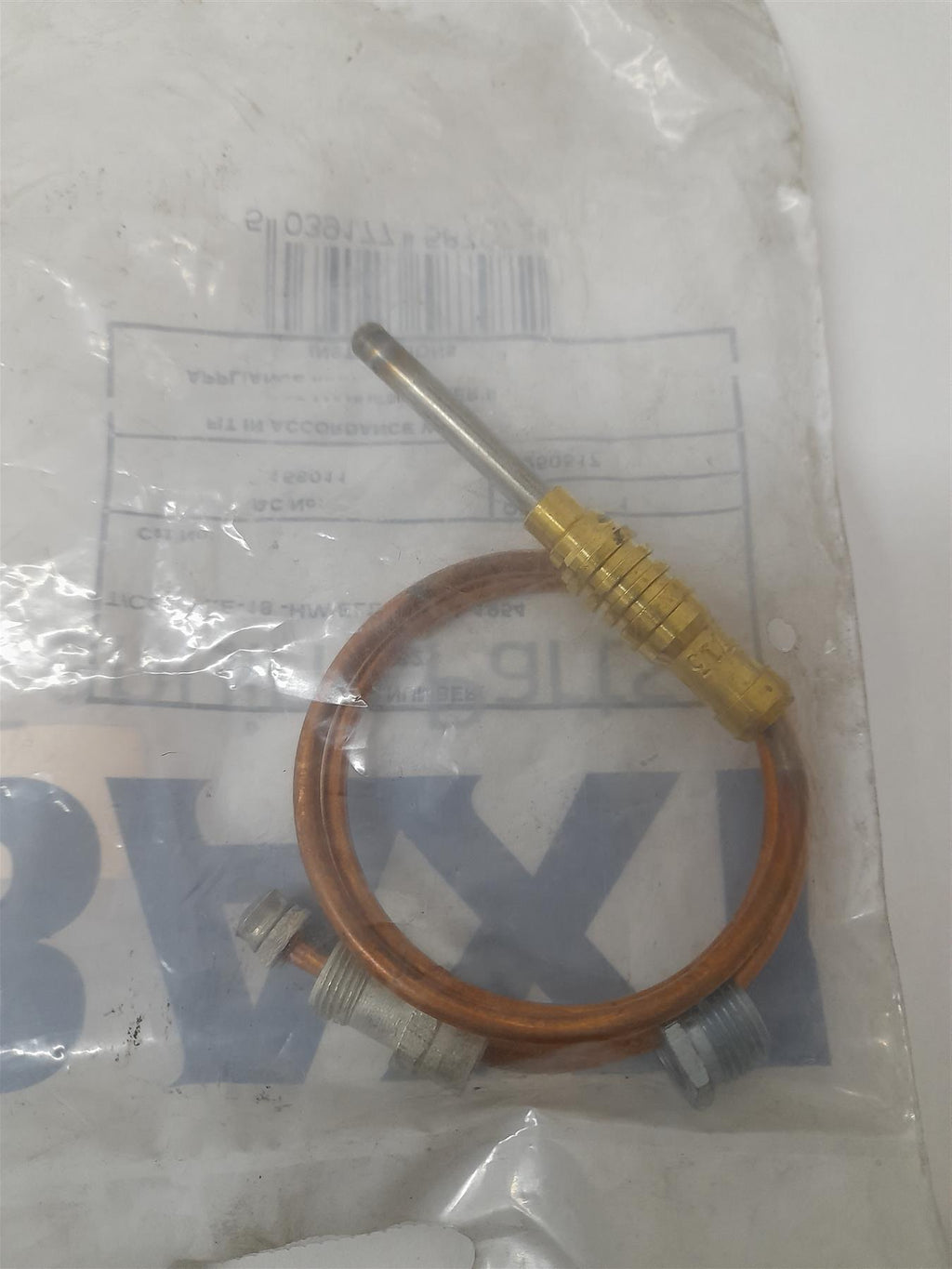 BAXI 226262 T/COUPLE 18 HONEYWELL Q309A 1954