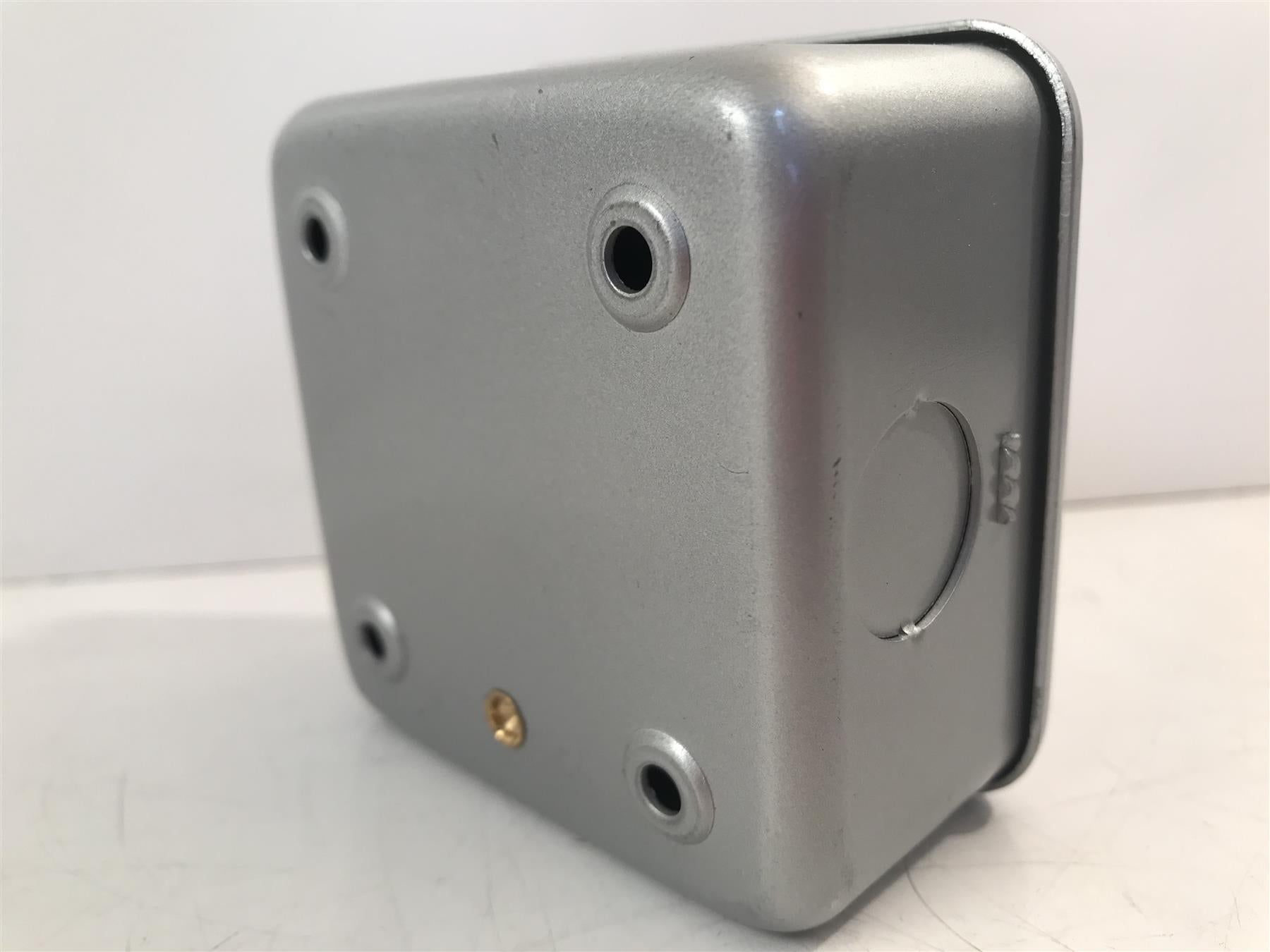 POWERPOINT METAL CLAD LIGHTSWITCH 2 GANG 2 WAY NEW