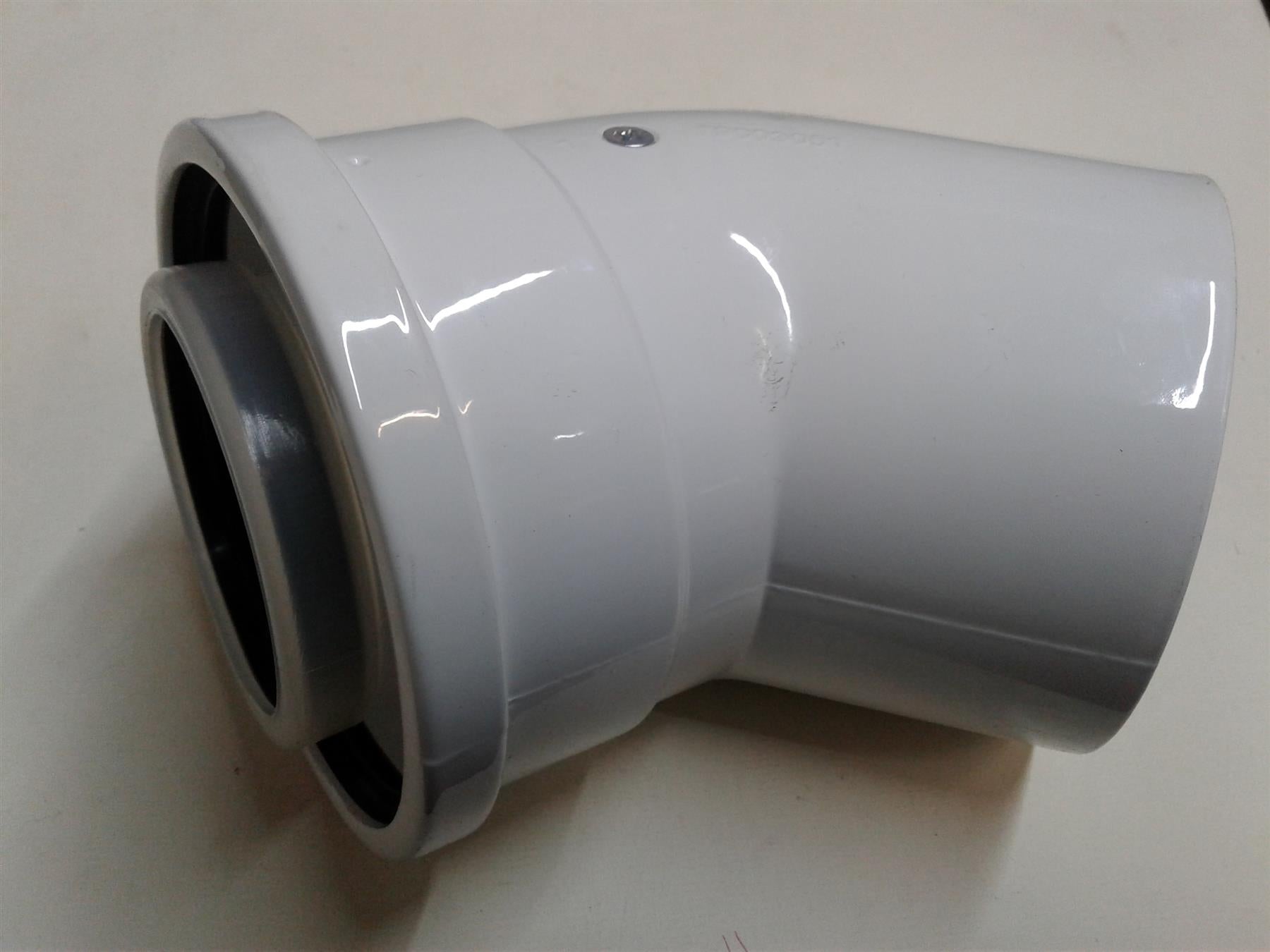 NEW WORCHESTER 60/100mm FLUE 45° ELBOW BEND 7716191085 (1 PC)