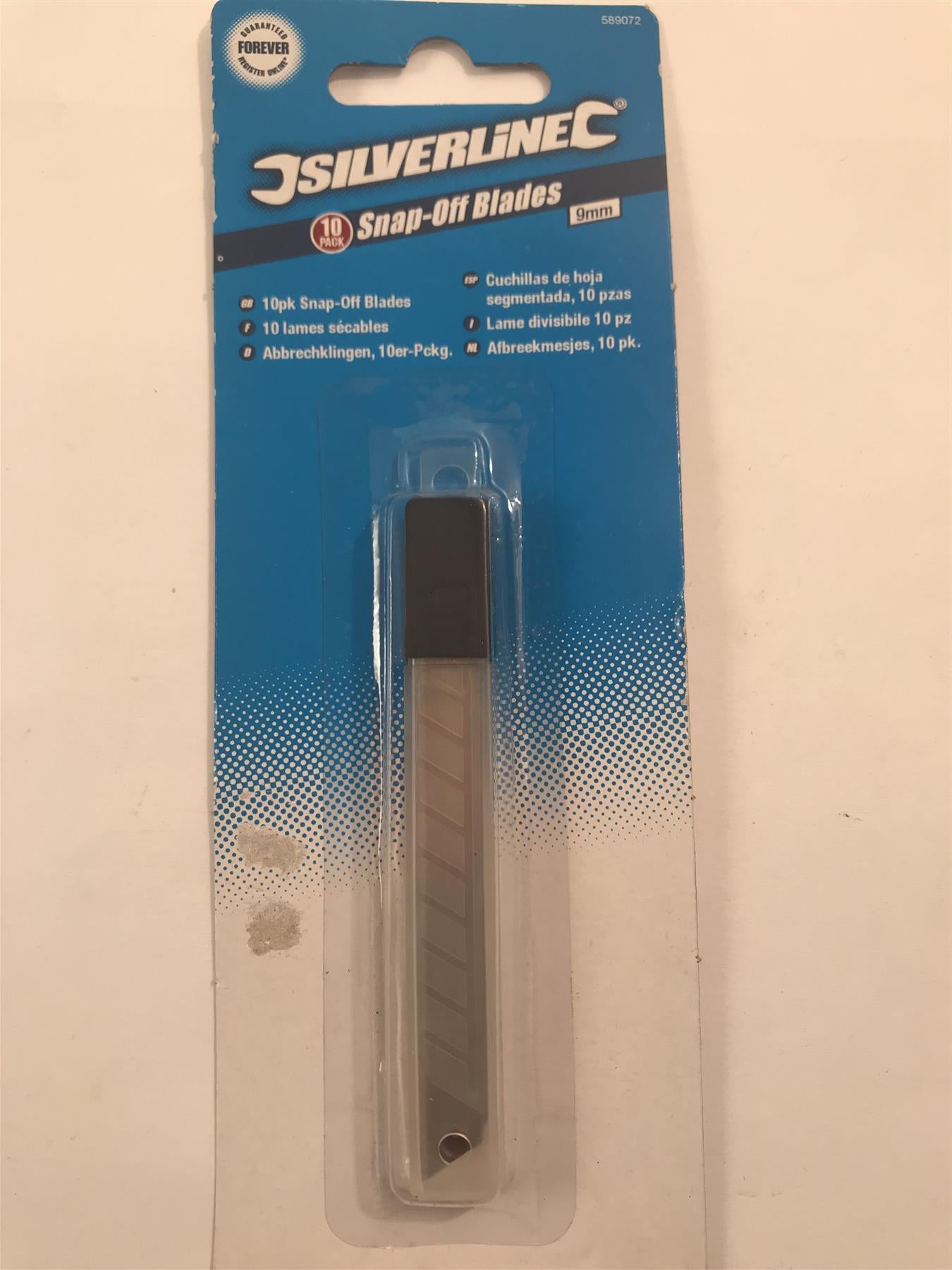 Silverline 589072 9mm Snap-Off Replacements Pack of 10