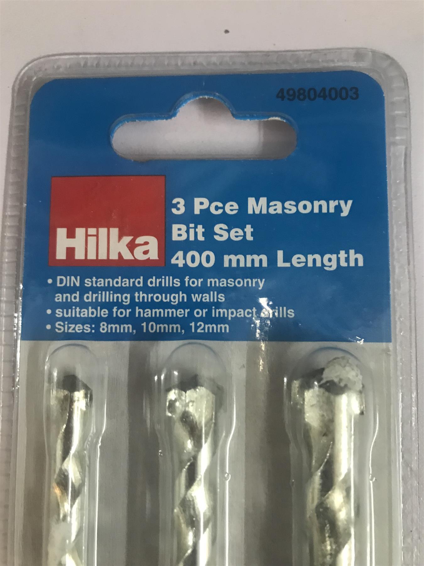 Hilka 3pc Masonry Bill Set 400mm  49804003