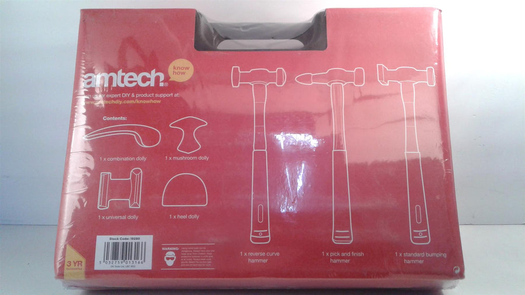 amtech 7pc AUTO BODY CAR DENT REPAIR TOOL KIT