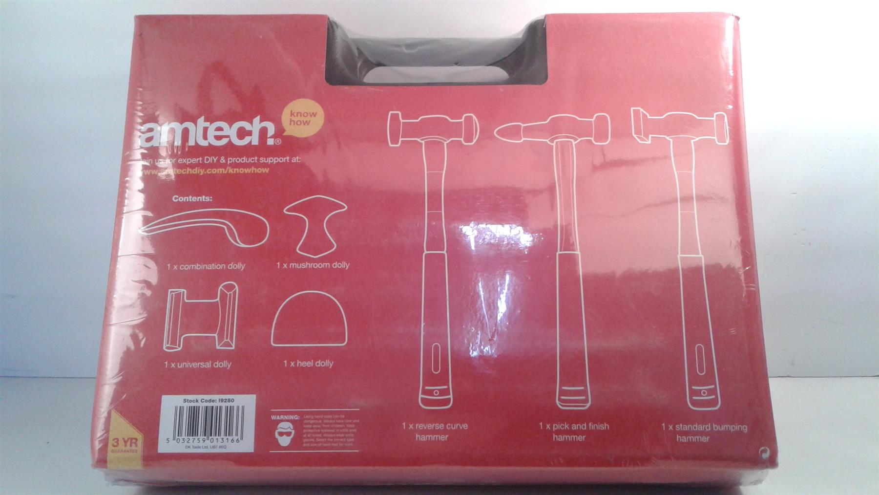 amtech 7pc AUTO BODY CAR DENT REPAIR TOOL KIT