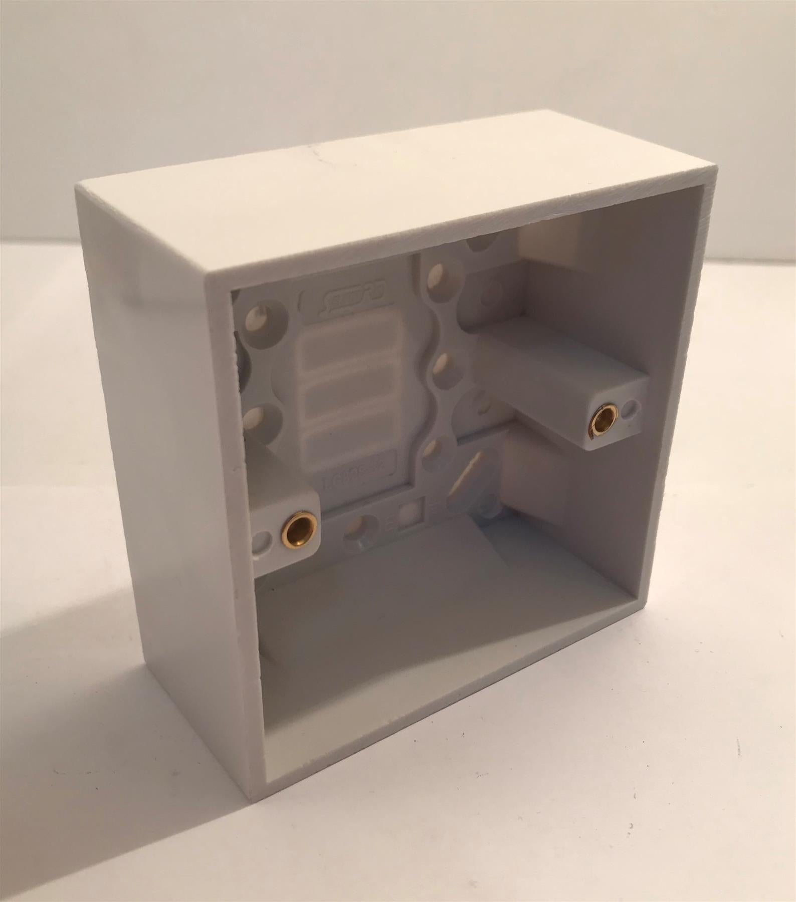 Selectric 1 Gang 40mm Deep Surface Pattress Box  LG828-32