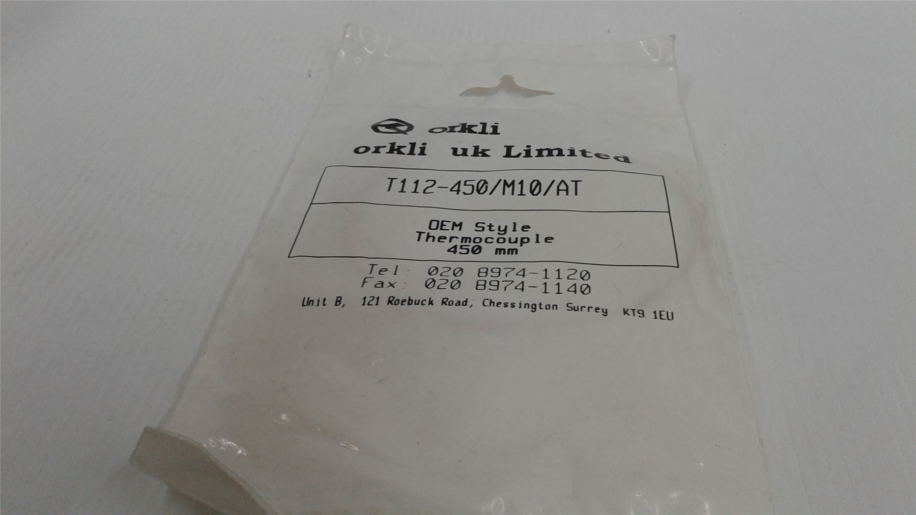 New Orkli T112 450 M8 AT 450 MM OEM Style Thermocouple