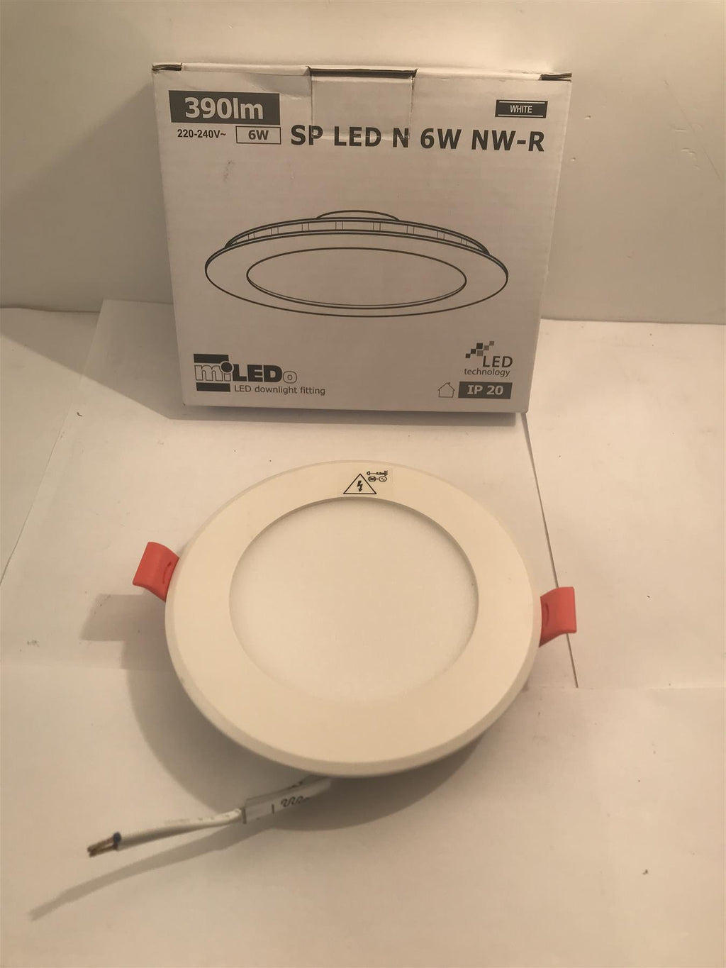 MILED LED Ceiling Downlight Fitting SP LED N 6W NW-R 390lm 4000k 31077
