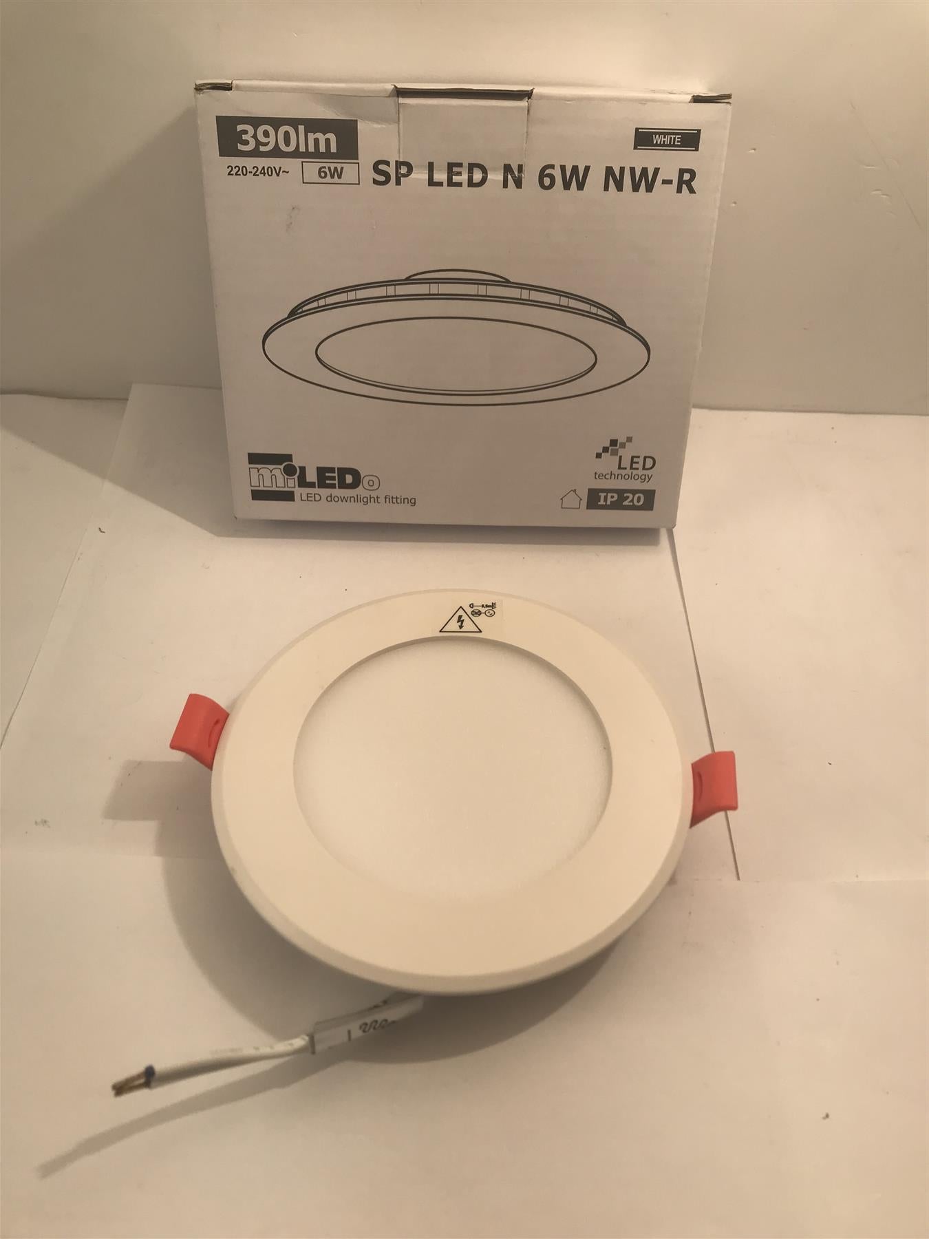 MILED LED Ceiling Downlight Fitting SP LED N 6W NW-R 390lm 4000k 31077