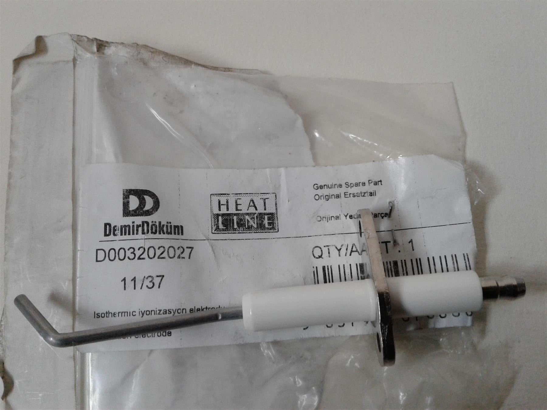 NEW HEAT LINE SARAGON IONISATION SENSING ELECTRODE D003202027