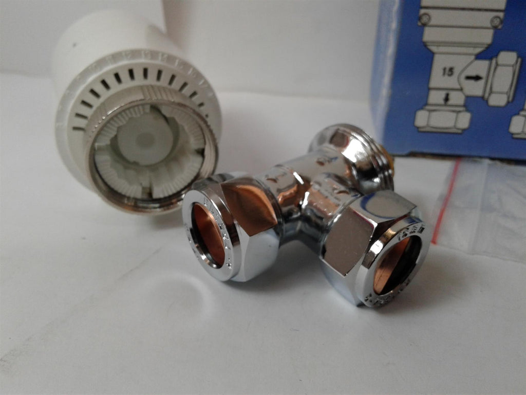 NEW Smart 15mm Thermostatic Radiator Valve Pack SMTRVP 10 BAR