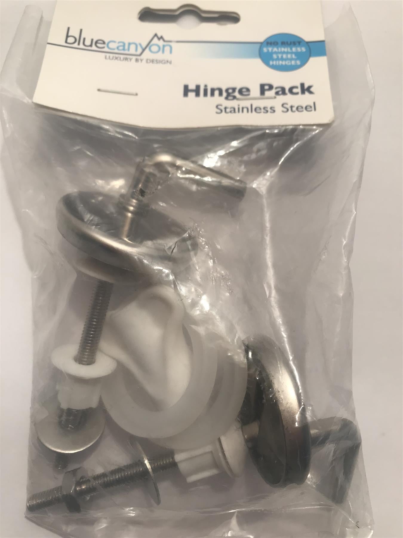 Blue Canyon Replacement Hinge Pack for Toilet Seat  TS-001