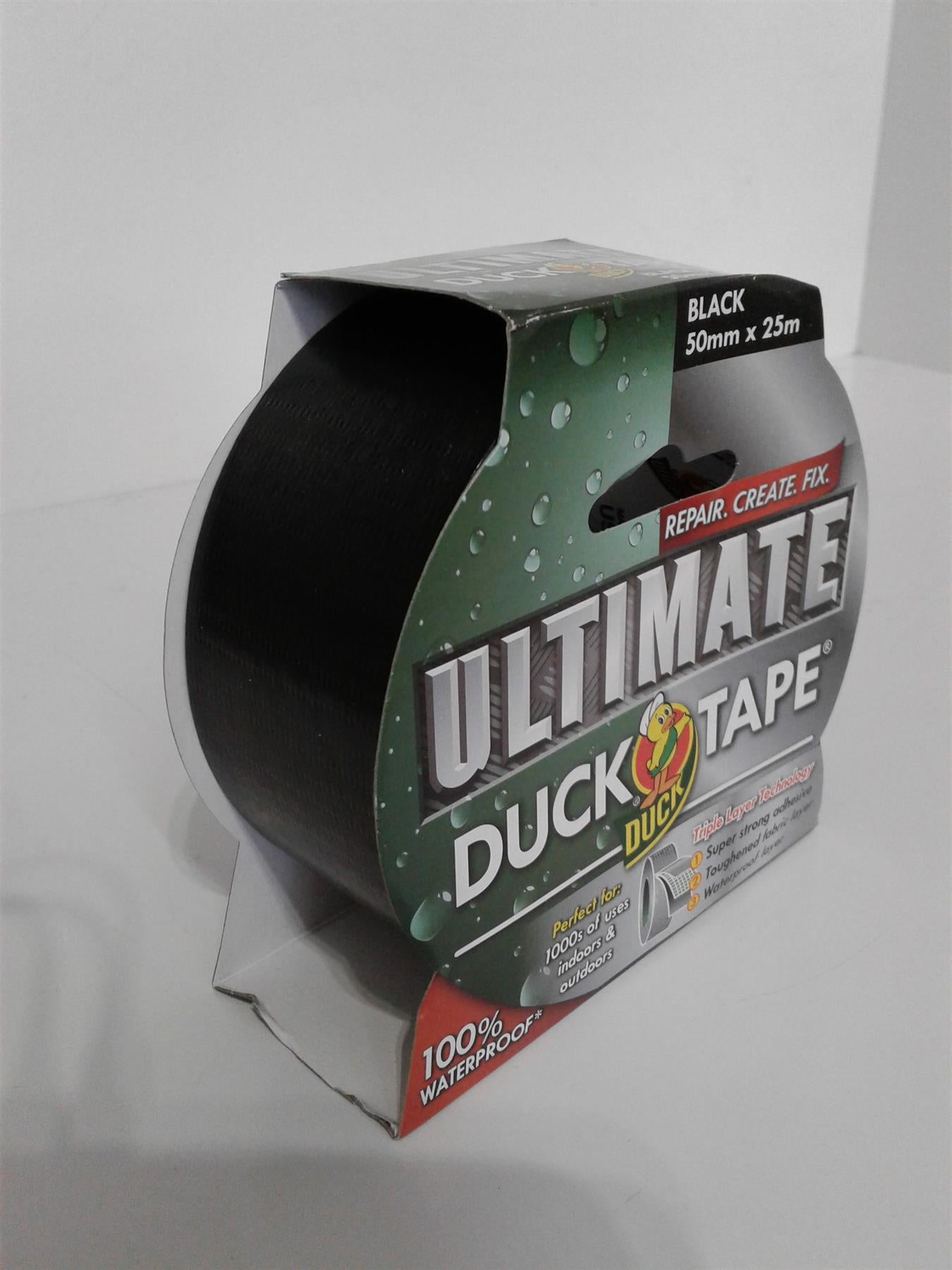 Ultimate Duck Tap (Black) 50mm x 25m